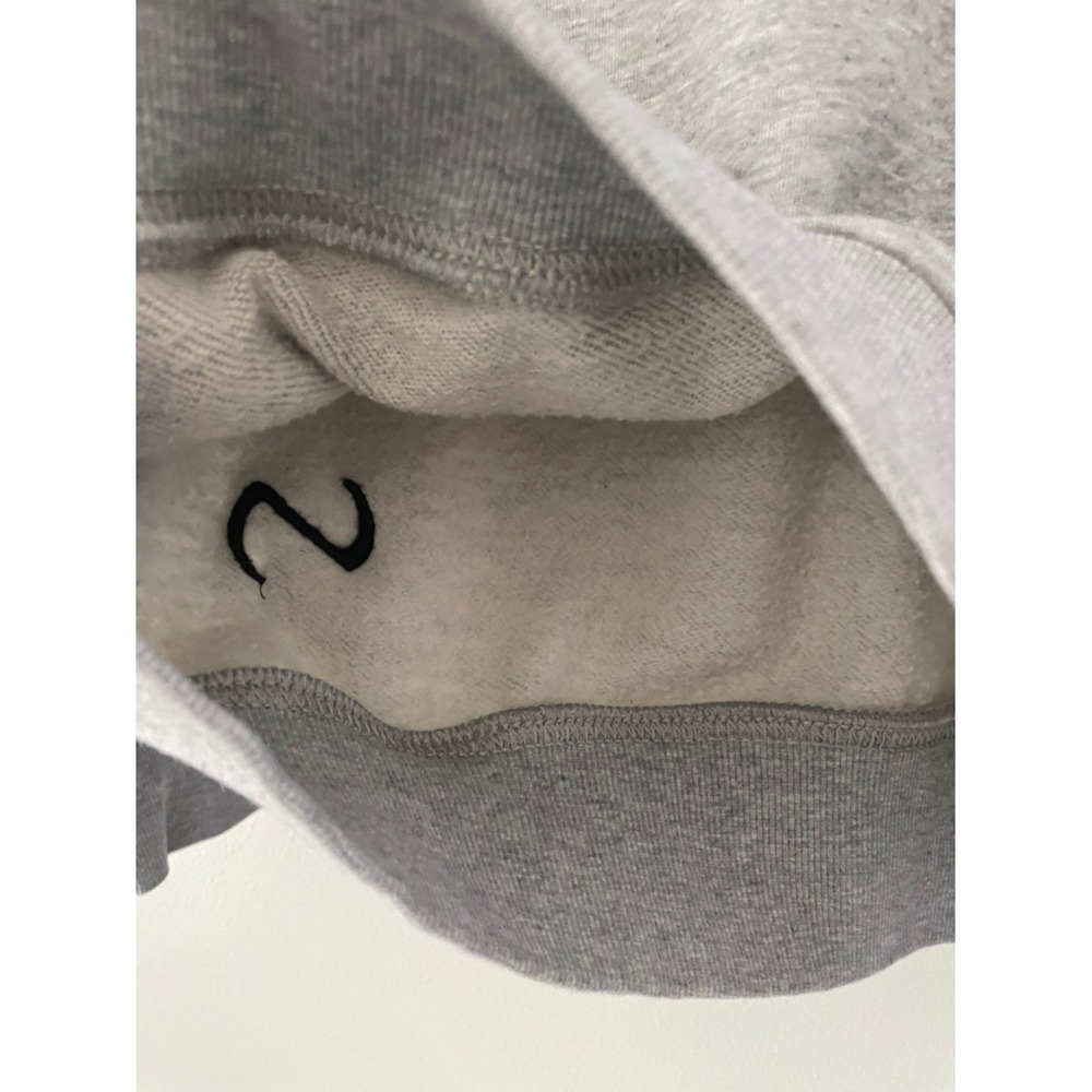 TLF Mens Heather Grey Pullover Hoodie Athleisure Sweatshirt Logo Patch - Picture 11 of 11